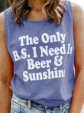 Load image into Gallery viewer, Fashion Casual Letter Printed Sleeveless Top