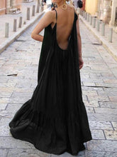 Load image into Gallery viewer, Bohemian Solid Color Sexy Casual Dress