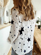 Load image into Gallery viewer, Fashion Casual Star Print Shirt Top