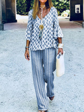 Load image into Gallery viewer, Fashionable Casual Loose Top Pants Suit