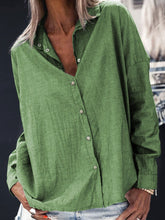 Load image into Gallery viewer, Fashion Casual Cotton and Linen Button Top