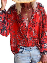 Load image into Gallery viewer, Single-breasted Long-sleeved Versatile Loose Plus Size Shirt