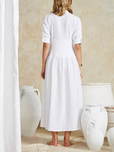 Load image into Gallery viewer, Fashion Casual Button Long Dress