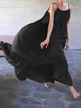 Load image into Gallery viewer, Bohemian Solid Color Sexy Casual Dress