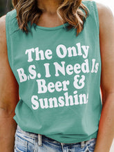 Load image into Gallery viewer, Fashion Casual Letter Printed Sleeveless Top