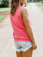 Load image into Gallery viewer, Fashion Casual Letter Printed Sleeveless Top