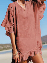 Load image into Gallery viewer, Fashion Casual Ruffled Dress