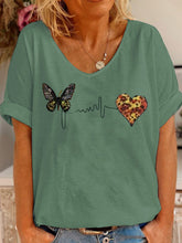 Load image into Gallery viewer, Fashion Casual Short Sleeve V-neck T-shirt Top