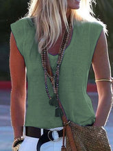 Load image into Gallery viewer, Fashion Casual Sleeveless T-shirt Top