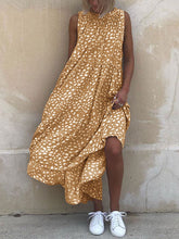 Load image into Gallery viewer, Sleeveless Fashion Print Casual Dress