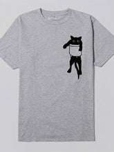 Load image into Gallery viewer, Fashion Casual Kitten Print Top