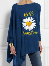Load image into Gallery viewer, Fashion Casual Chrysanthemum Printed Long-sleeved T-shirt Top