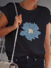 Load image into Gallery viewer, Fashion Casual Daisy Print T-shirt Top