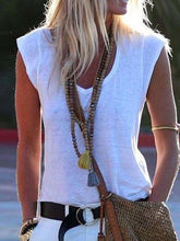 Load image into Gallery viewer, Fashion Casual Sleeveless T-shirt Top