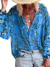 Load image into Gallery viewer, Single-breasted Long-sleeved Versatile Loose Plus Size Shirt