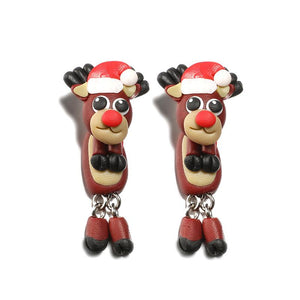 Creative Christmas Deer Earrings