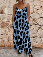 Load image into Gallery viewer, Camouflage Printing Sling Loose Casual Long Dress
