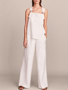 Casual Loose Sleeveless Sling Two-piece Suit