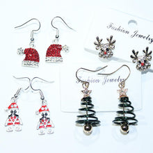 Load image into Gallery viewer, Creative Fashion Christmas Earrings
