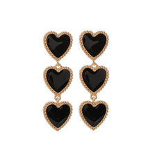 Load image into Gallery viewer, Love Shaped Long Alloy Earrings
