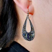 Load image into Gallery viewer, Drop-Shaped Triangle Boho Colored Earrings
