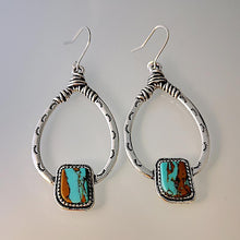 Load image into Gallery viewer, Creative Bohemian Turquoise Earrings
