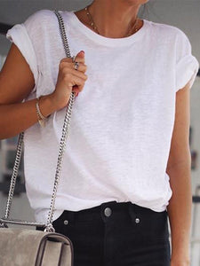 Fashion Casual Short Sleeve T-shirt Top