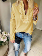 Load image into Gallery viewer, Bohemian Fashion Printed Casual Solid Color Shirt
