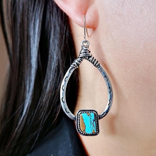 Load image into Gallery viewer, Creative Bohemian Turquoise Earrings
