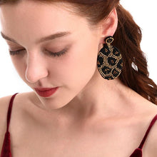 Load image into Gallery viewer, Handmade Beaded Animal Print Earrings
