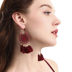 Bohemian Tassel Earrings Fashion Jewelry