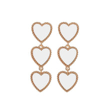 Load image into Gallery viewer, Love Shaped Long Alloy Earrings
