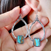 Load image into Gallery viewer, Creative Bohemian Turquoise Earrings
