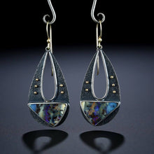 Load image into Gallery viewer, Drop-Shaped Triangle Boho Colored Earrings
