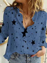 Load image into Gallery viewer, Fashion Casual Star Print Shirt Top
