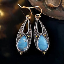 Load image into Gallery viewer, Popular Drop Shaped Colorful Turquoise Earrings
