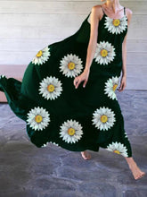 Load image into Gallery viewer, Bohemian Daisy Print Casual Fashion Dress
