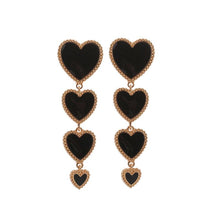 Load image into Gallery viewer, Vintage Love Heart-shaped Long Earrings
