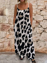 Load image into Gallery viewer, Camouflage Printing Sling Loose Casual Long Dress
