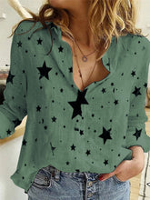 Load image into Gallery viewer, Fashion Casual Star Print Shirt Top
