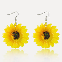 Load image into Gallery viewer, Fashion Sunflower Petals Earrings
