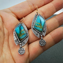 Load image into Gallery viewer, Creative Water Drop Geometric Colored Marble Earrings
