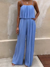 Load image into Gallery viewer, Sexy Suspenders High Waist Loose Jumpsuit
