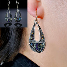 Load image into Gallery viewer, Drop-Shaped Triangle Boho Colored Earrings
