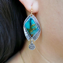 Load image into Gallery viewer, Creative Water Drop Geometric Colored Marble Earrings
