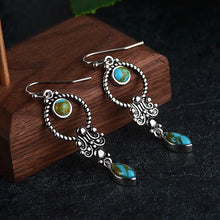 Load image into Gallery viewer, Fashion Vintage Thai Silver Earrings
